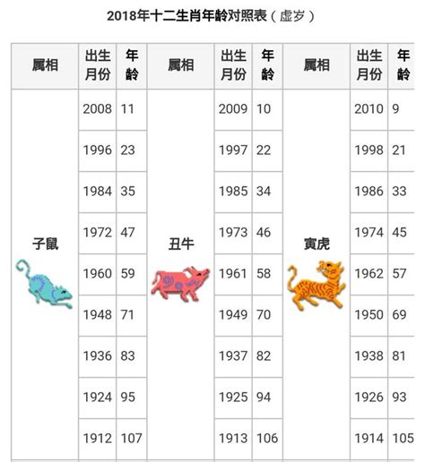 65歲屬什麼生肖|65歲生肖年齡對照表